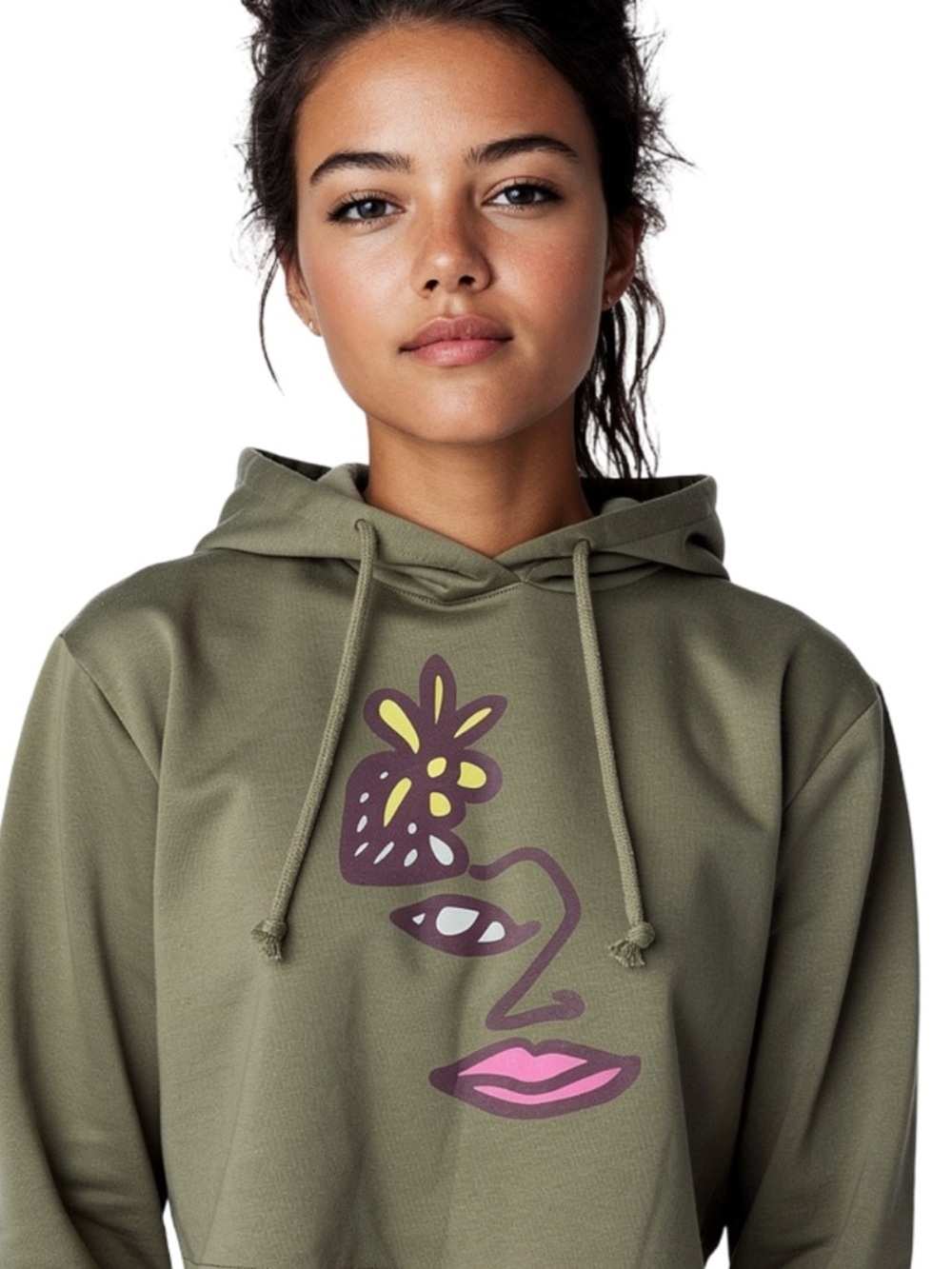 NEW- Large Take Pride 
Graphic PEACE PROJECT 
Olive Green long sleeve Top